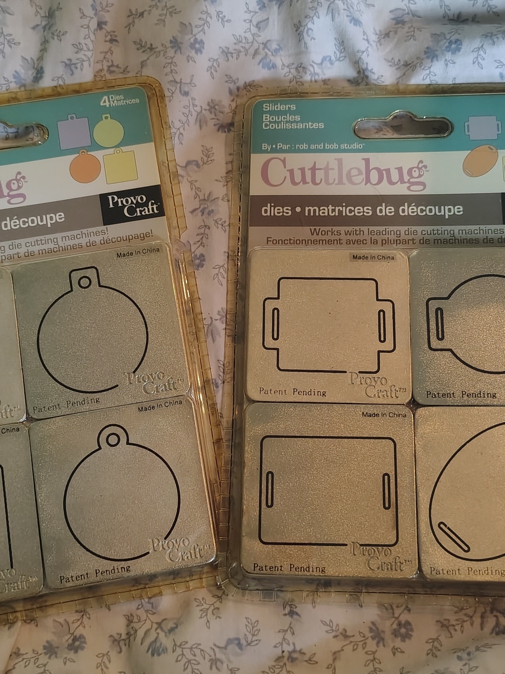 Cuttlebug Charms And Sliders (NEW)